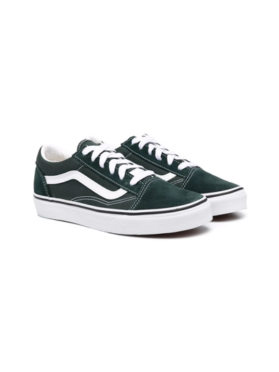 Vans Kids' Old Skool Sneakers In Green