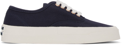 Maison Kitsuné Laced Sneaker In Black