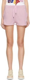 Isabel Marant Étoile Mifikia Cotton-blend Jersey Shorts In 40lk Light Pink