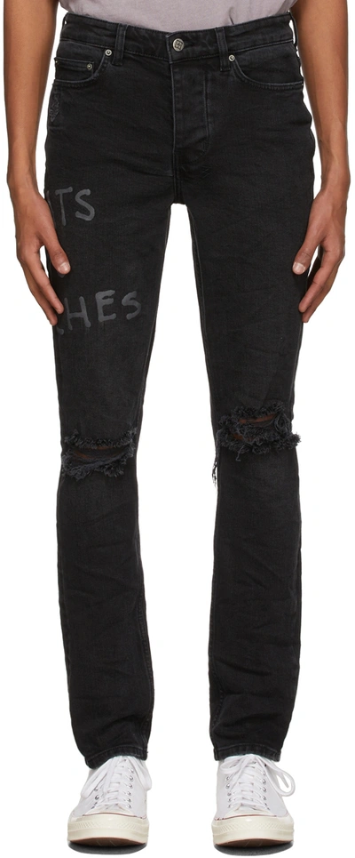 Ksubi Black Chitch Rats To Riches Trashed Jeans