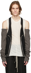 RICK OWENS BLACK BAUHAUS HARNESS VEST