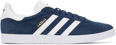 Adidas Originals Adidas Mens Core Navy White Off Whit Campus 80s Suede Low-top Trainers