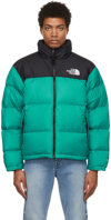 The North Face Green Down 1996 Retro Nuptse Jacket In Porcelain Green