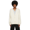 Agnona Off-white Raglan Cardigan In Ivory