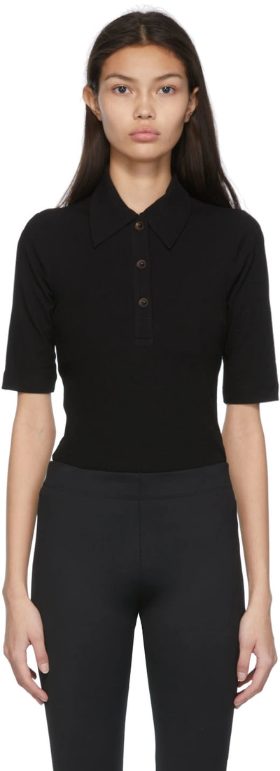 Rosetta Getty Black Pull On Skinny Split Trousers