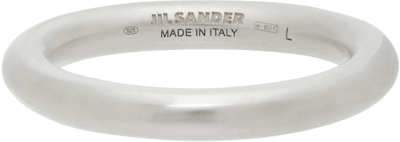 Jil Sander Silver Classic Ring