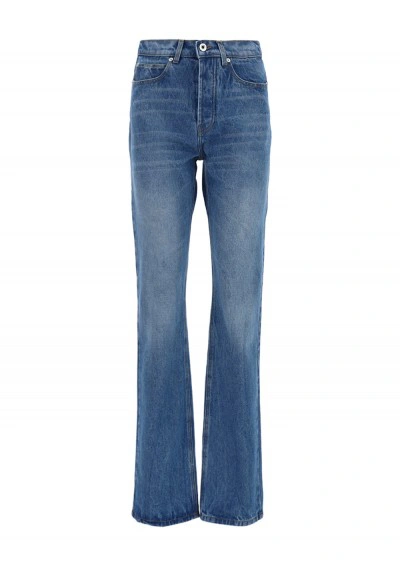 Paco Rabanne Women's  Blue Other Materials Jeans In Denim Stone