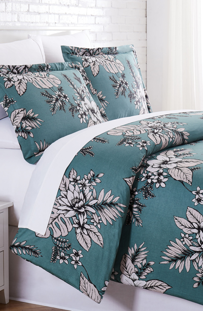Southshore Fine Linens Premium Collection Flora 300 Tc In Flora Green