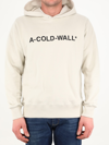 A-COLD-WALL* WHITE LOGO HOODIE