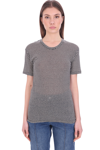 Isabel Marant Étoile Andreia Striped T-shirt In Ecru And Black In Beige