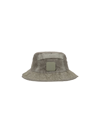 C.p. Company Logo-patch Wide-brim Shell Bucket Hat In Army Green
