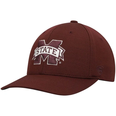 TOP OF THE WORLD TOP OF THE WORLD MAROON MISSISSIPPI STATE BULLDOGS REFLEX LOGO FLEX HAT
