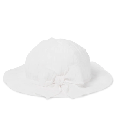 Il Gufo Baby Cotton-blend Hat In White