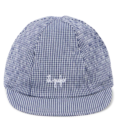 Il Gufo Baby Cotton-blend Baseball Hat In Blue