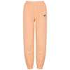 P.e Nation Grand Stand Tapered-leg Mid-rise Organic-cotton Jogging Bottoms In Peach
