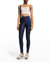 Alo Yoga High-waist Pocket Utility Leggings In True Navy