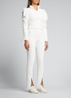 Port De Bras Stelle Cropped Active Jacket In Chantilly