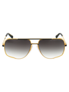 Dita Sunglasses In Yellow Gold Matte Black
