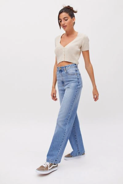 Abrand A 94 High & Wide Jean In Vintage Denim Medium