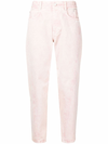 STELLA MCCARTNEY FADED CROPPED JEANS