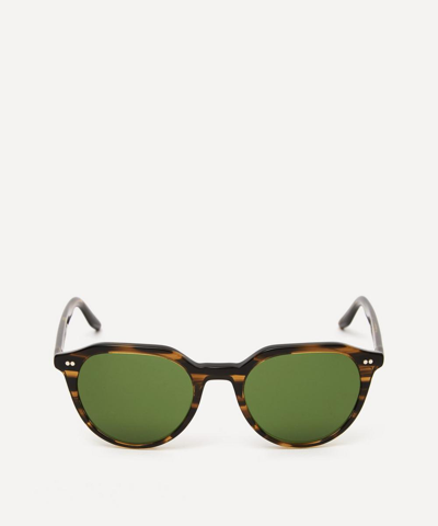 Moscot Kitzel Acetate Sunglasses In Brown Bamboo