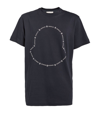 MONCLER COTTON LOGO OUTLINE T-SHIRT