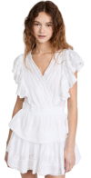 Loveshackfancy Suvi Midi Dress In White