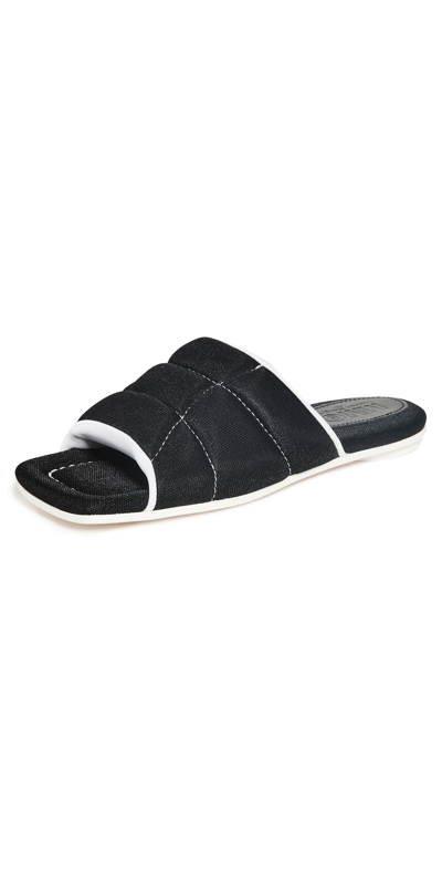 Mm6 Maison Margiela Black Clinic Sandals In T8013 Black