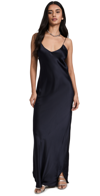 Nili Lotan Cami Gown In Dark Navy