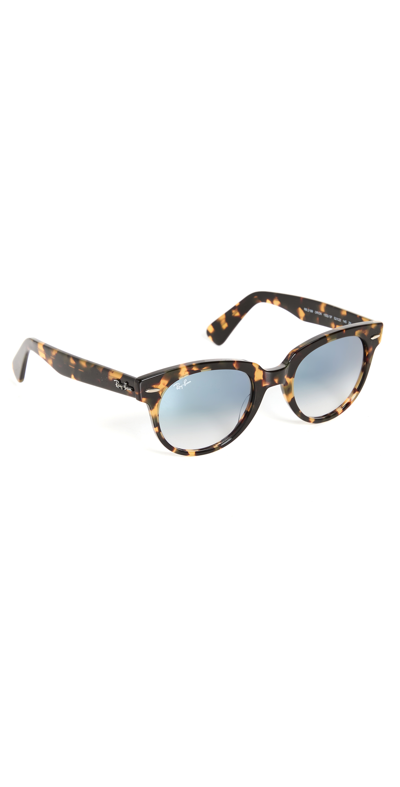 Ray Ban Orion Sunglasses Havana Frame Blue Lenses 52-22