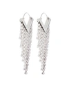 Isabel Marant Boucle D'oreill Crystal-embellished Drop Earrings In Transparent Silver