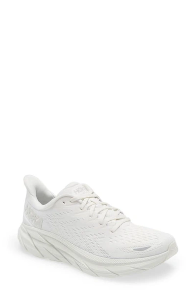 Hoka Logo-print Low-top Sneakers In Weiss