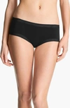 On Gossamer Cabana Cotton Blend Stretch Boyshort In Black