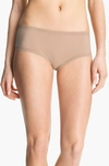 On Gossamer Cabana Cotton Blend Stretch Boyshort In Champagne