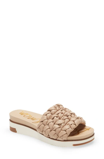 Sam Edelman Women's Ainslie Platform Slide Sandals In Desert Beige