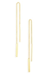 MADEWELL THREADER BAR EARRINGS