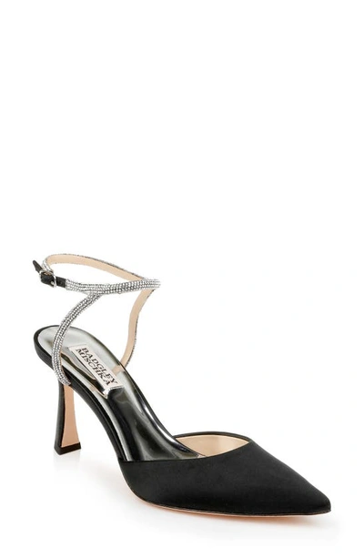 BADGLEY MISCHKA BADGLEY MISCHKA BRIDAL BADGLEY MISCHKA COLLECTION KAMILAH ANKLE STRAP PUMP