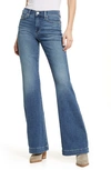 7 For All Mankind Asher Luxe Mid-rise Jeans In Blue