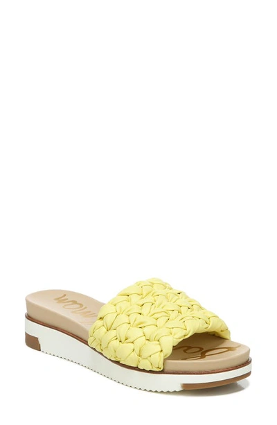 Sam Edelman Women's Ainslie Braided Sandals Women's Shoes In Yellow