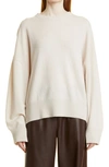 Loulou Studio Anaa Cashmere Sweater In Beige Melange