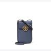 Tory Burch Miller Phone Crossbody In Blue