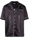 Haculla Misery Contrast-trimmed Shirt In Black