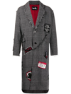 Haculla Eternal Salvation Trench Coat In Grey
