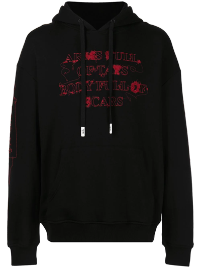 Haculla Arms Full Of Tats Hoodie In Black