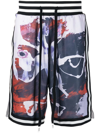 HACULLA PAINTED BASKETBALL TRACK SHORTS