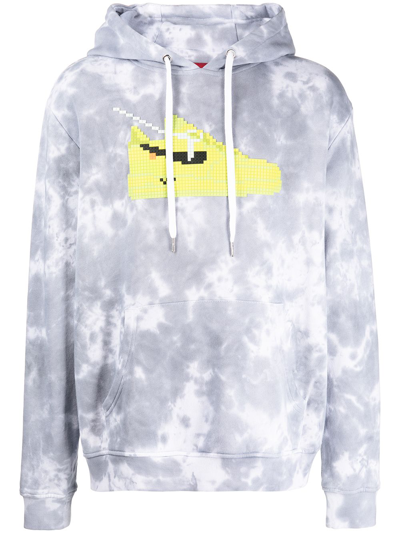 Mostly Heard Rarely Seen 8-bit Volt Tie-dye Pullover Hoodie In Grey