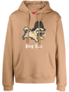 Mostly Heard Rarely Seen 8-bit Pug Life Pullover Hoodie In Brown