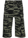 ALEXANDER WANG CAMOUFLAGE KNEE-LENGTH SHORTS