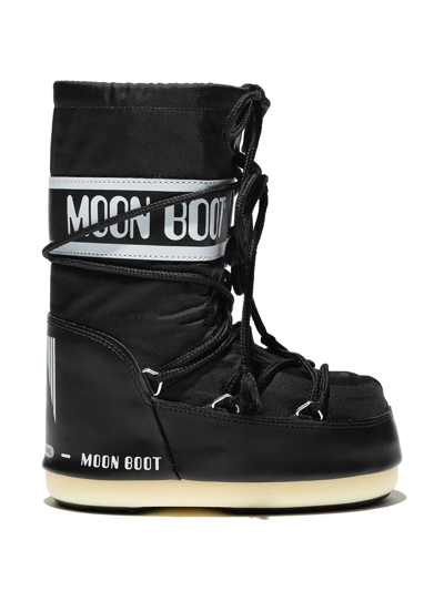 Moon Boot Kids' Icon Moon Snow Boots In Black