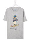 Polo Ralph Lauren Polo Bear Motif-print T-shirt In Grey
